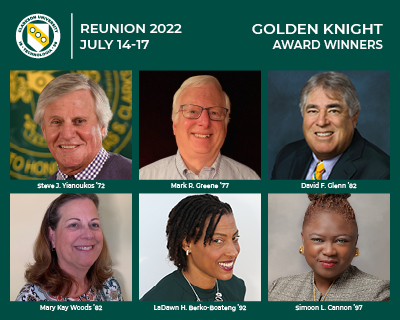 Reunion 2022 - Golden Knight Award Winners